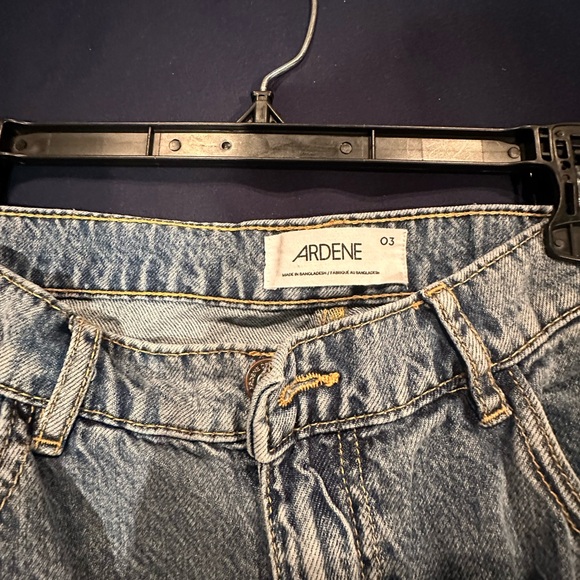 Women's Blue Cargo Jeans - Picture 2 of 4